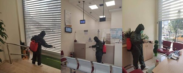البنك العقاري المصري العربي يعقم فروعه ومكاتبة في إجراء إحترازي